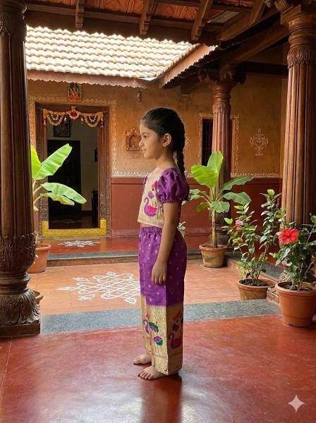 LITTLE KIDS LEHNGA CHOLI Silk Surat wholesale kids garments